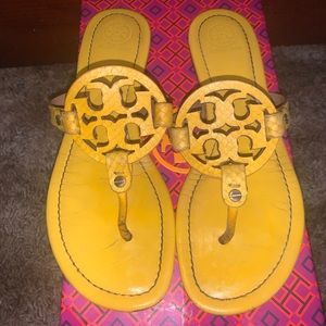 Tory Burch Sour Lemon Miller Sandal size 8.5